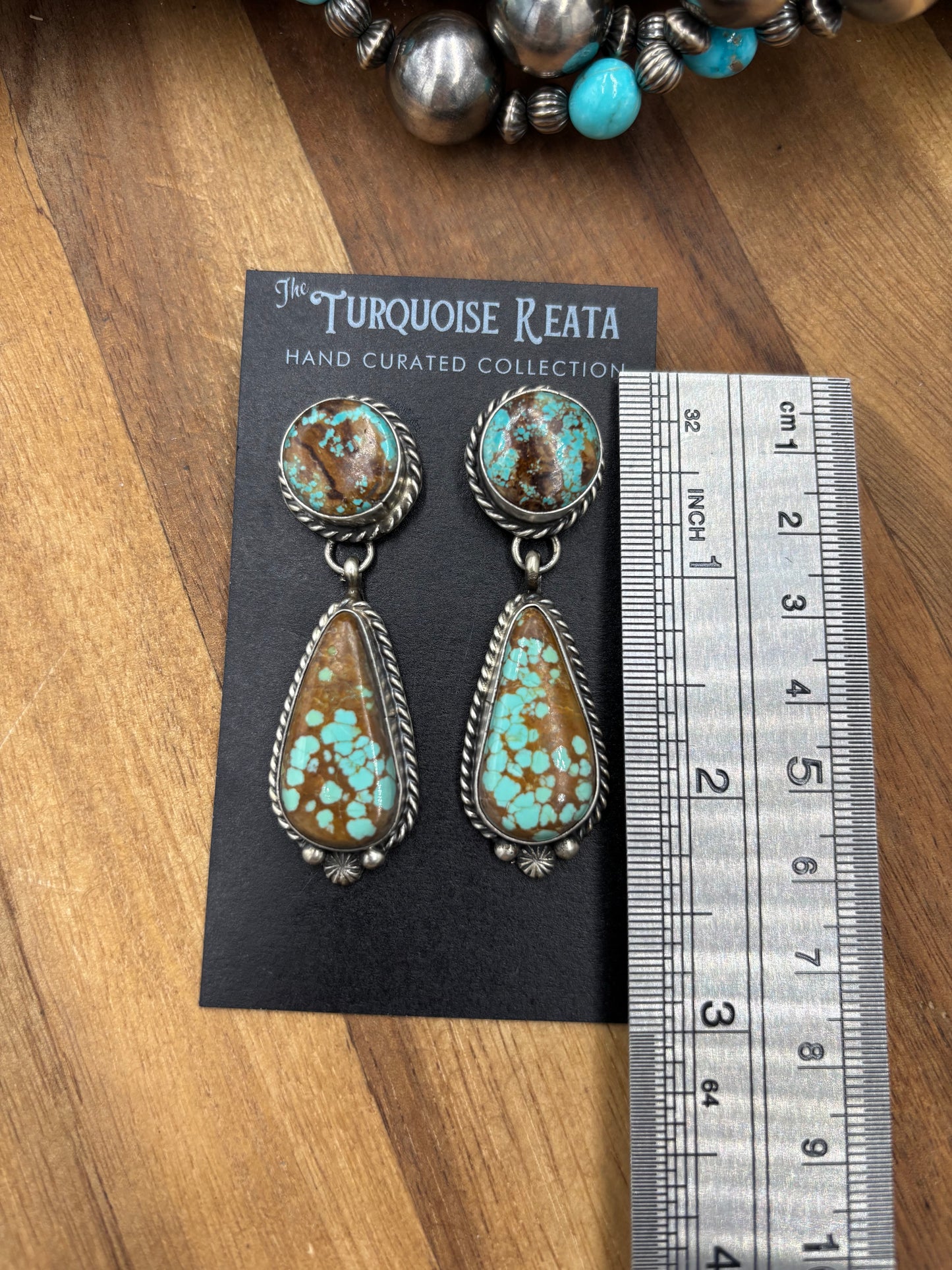 Mine #8 #826-4E Earrings by Chassity Belone, Navajo
