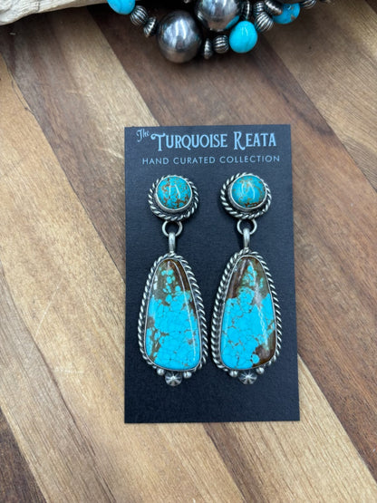 Mine #8 #812-10F Earrings by Chassity Belone, Navajo