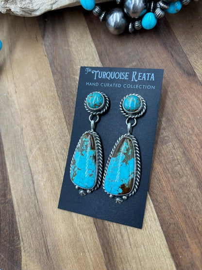 Mine #8 #812-10F Earrings by Chassity Belone, Navajo