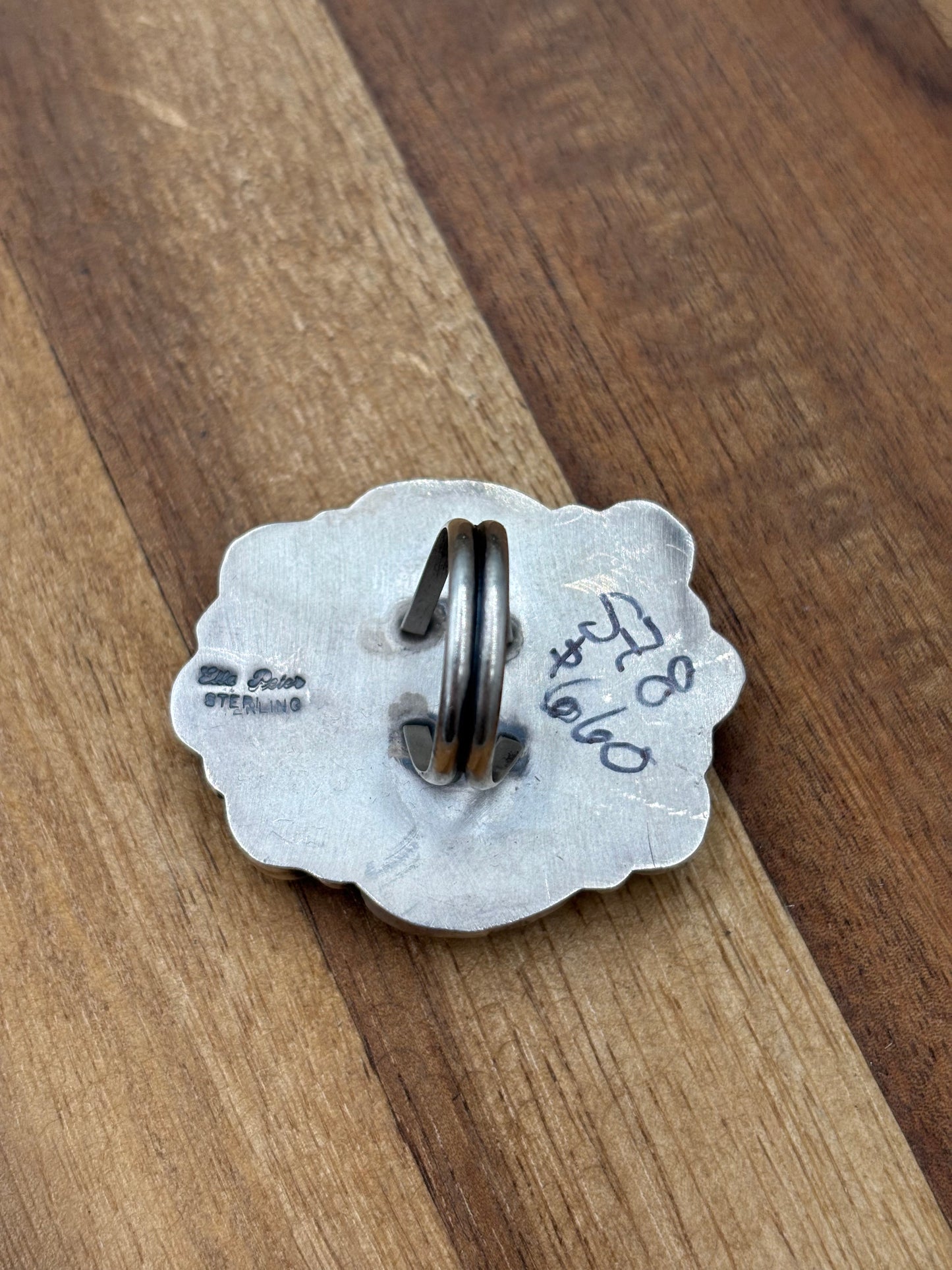 Egyptian Prince #578 Sz 8 Ring by Ella Peter, Navajo