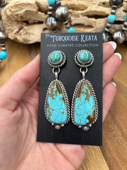 Mine #8 #812-10F Earrings by Chassity Belone, Navajo