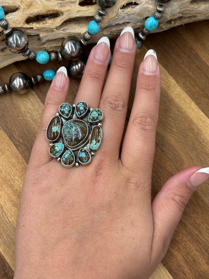Egyptian Prince #578 Sz 8 Ring by Ella Peter, Navajo