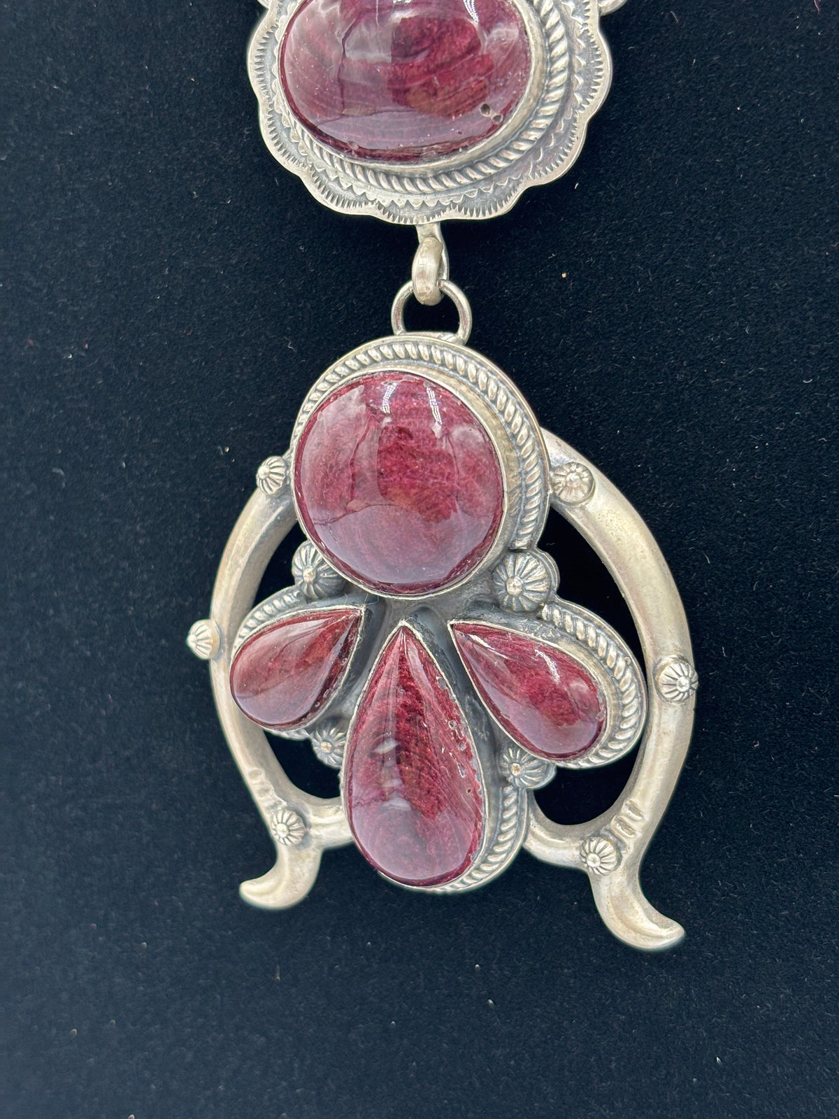 Purple Spiny #913-9 Lariat Necklace by Gilbert Platero