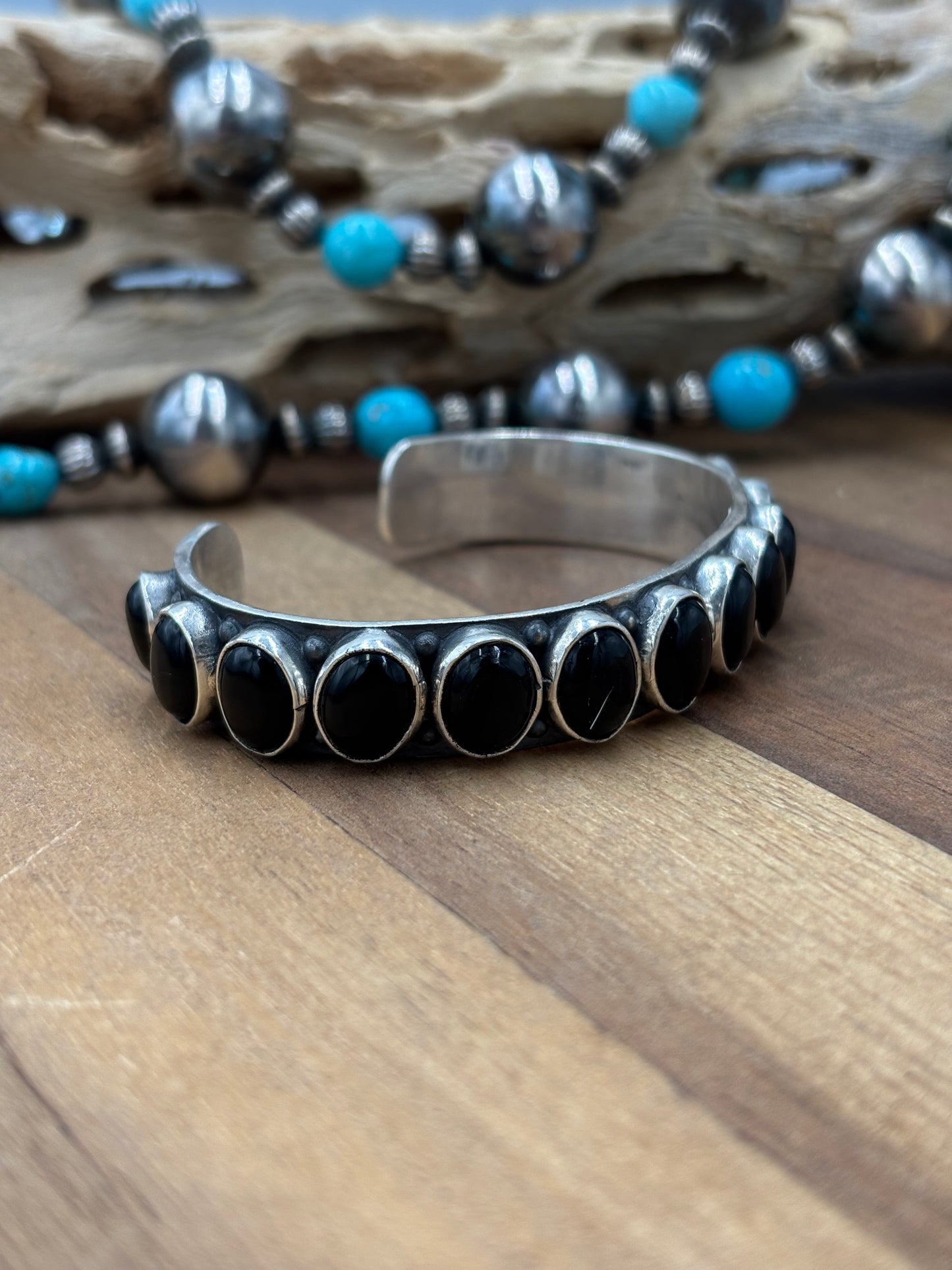 Black Onyx Cuff #9826-9 by Federico Jimenez