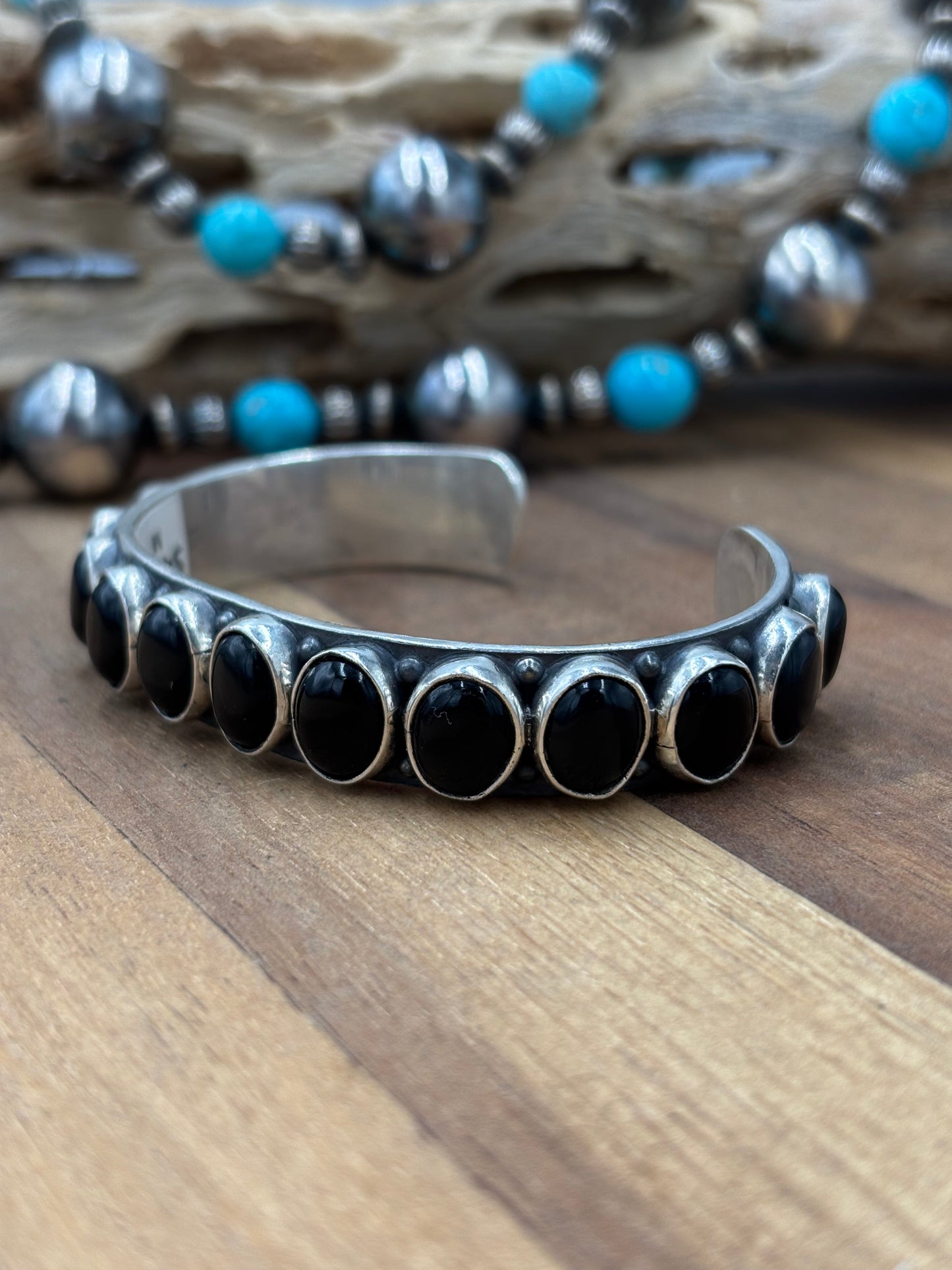Black Onyx Cuff #9826-9 by Federico Jimenez