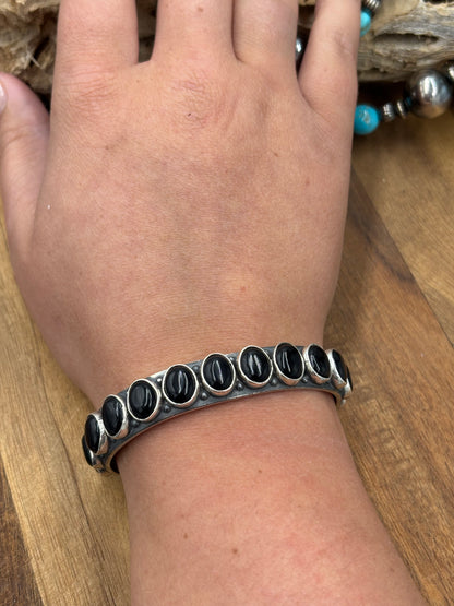 Black Onyx Cuff #9826-9 by Federico Jimenez