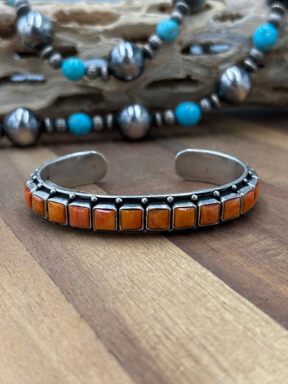 Orange Spiny Cuff #9826-8 by Federico Jimenez