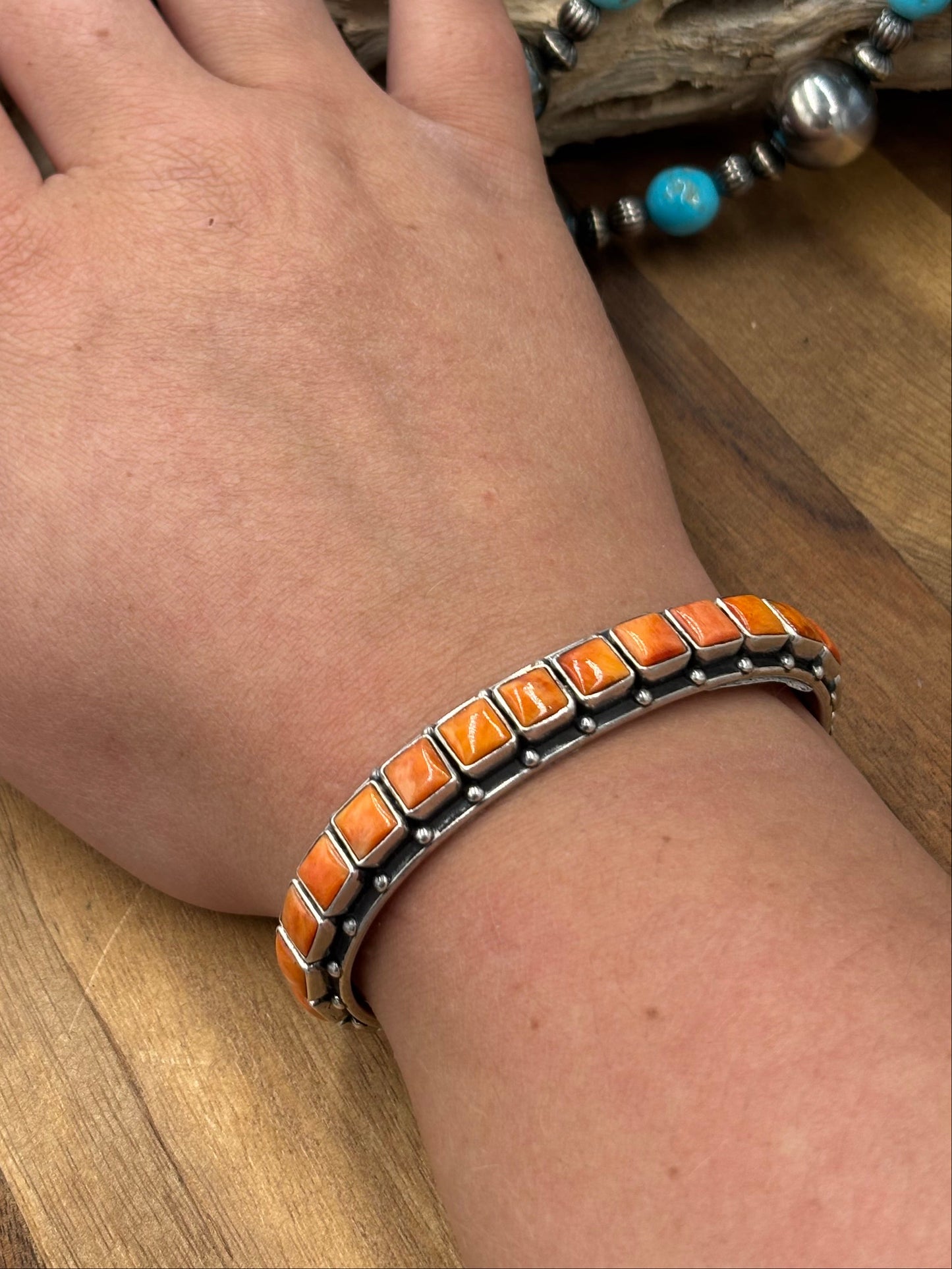 Orange Spiny Cuff #9826-8 by Federico Jimenez