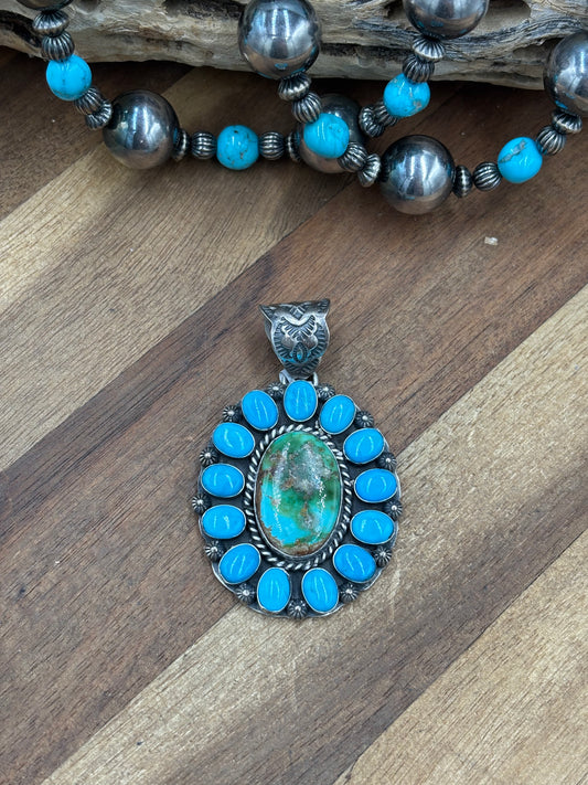 Sleeping Beauty #913-11 & Sonoran Turquoise Pendant