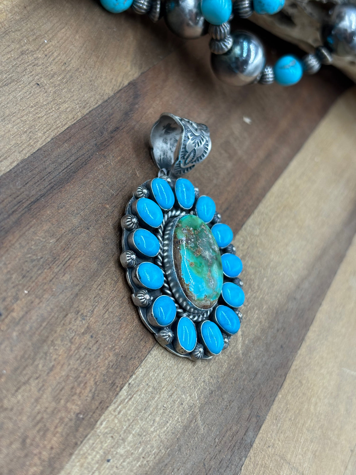Sleeping Beauty #913-11 & Sonoran Turquoise Pendant