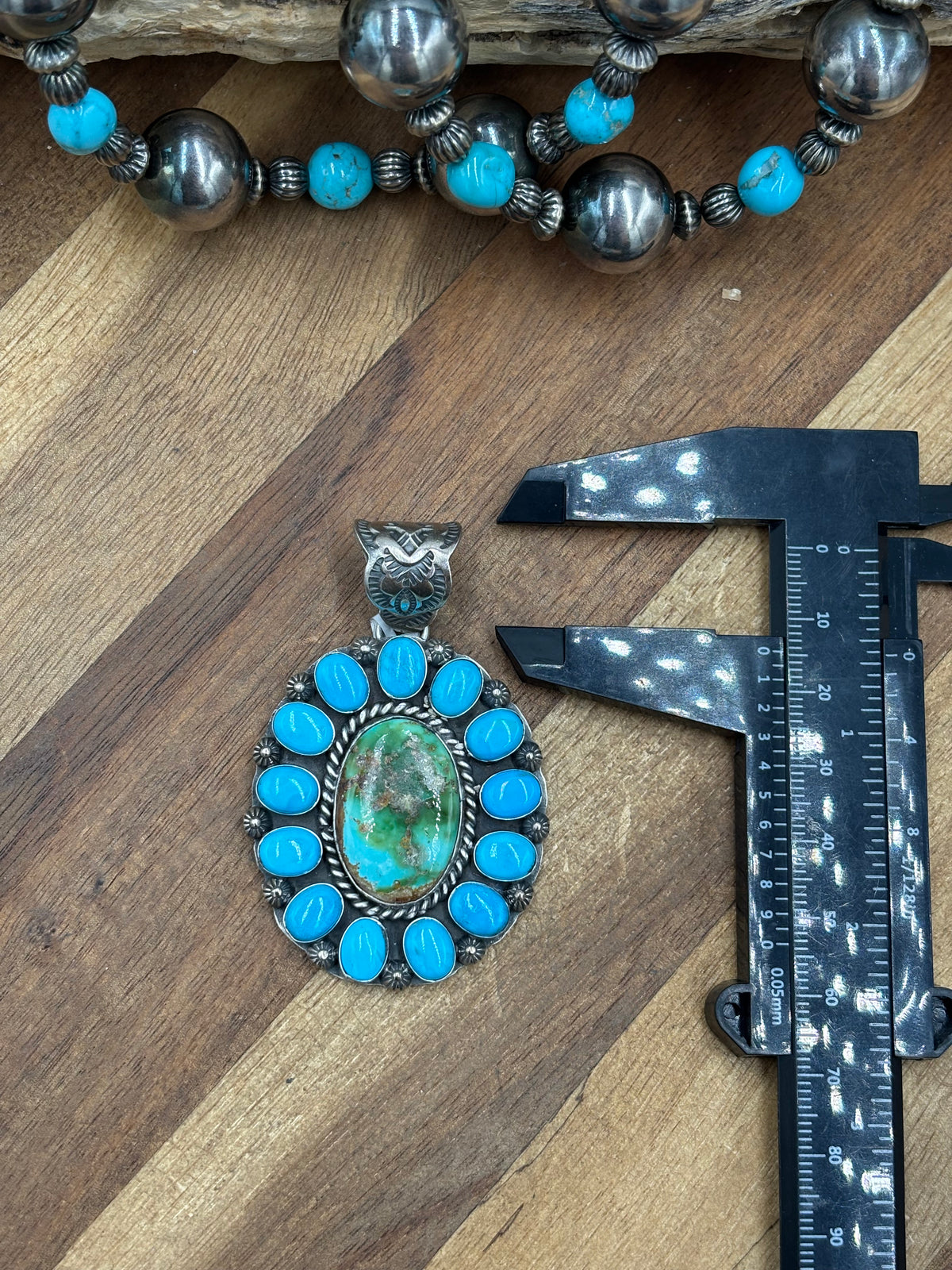 Sleeping Beauty #913-11 & Sonoran Turquoise Pendant