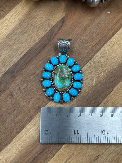 Sleeping Beauty #913-11 & Sonoran Turquoise Pendant