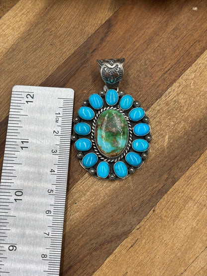 Sleeping Beauty #913-11 & Sonoran Turquoise Pendant