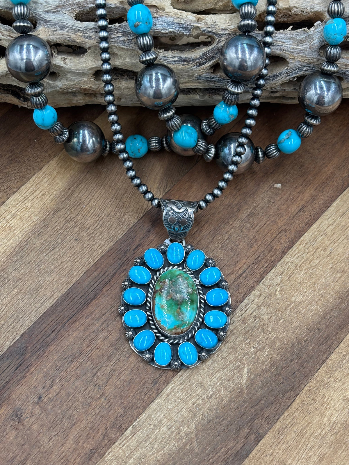 Sleeping Beauty #913-11 & Sonoran Turquoise Pendant