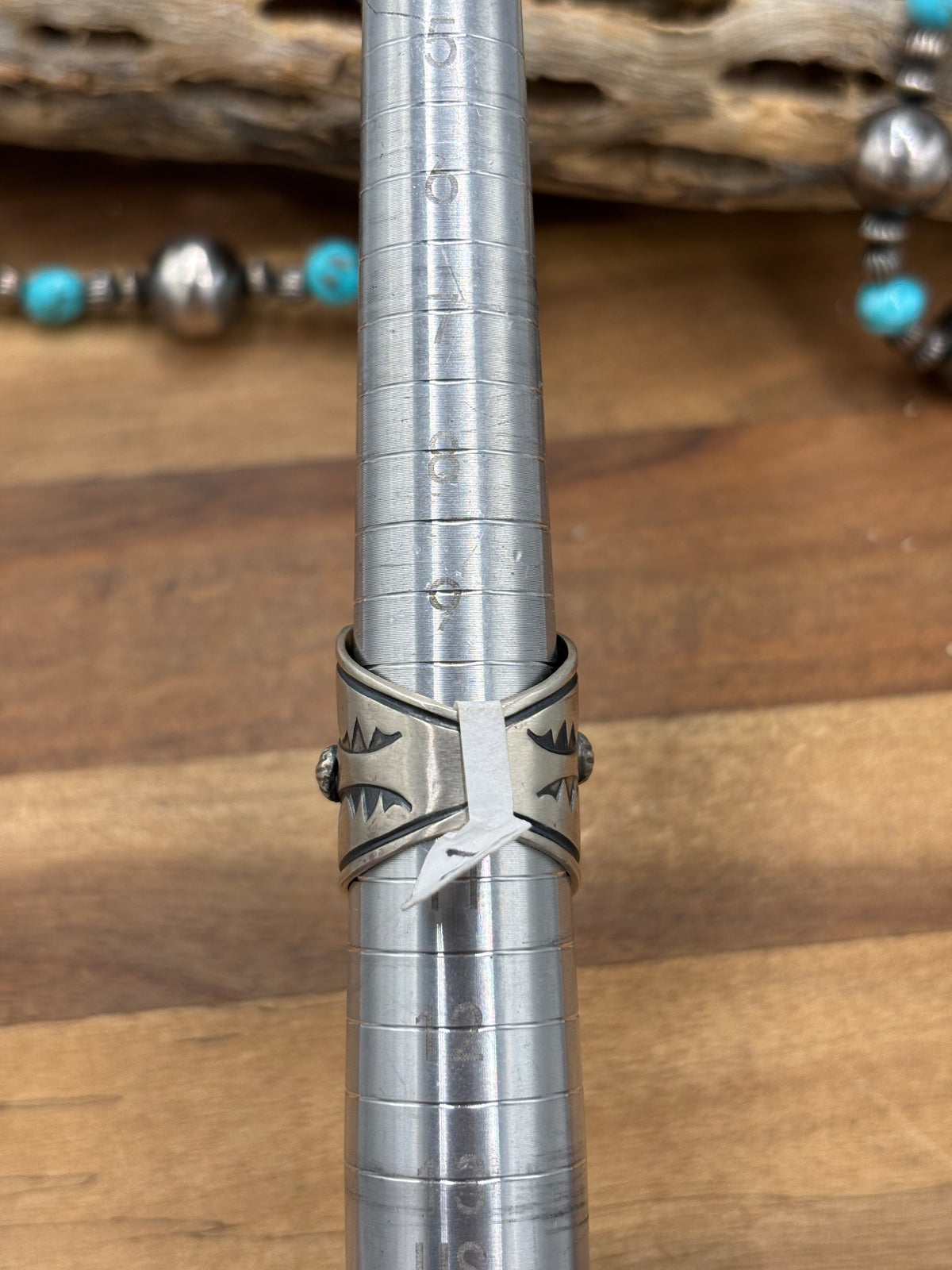 Turquoise #926-4 Ring Size 10 by JJ, Navajo