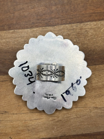 Sonoran Gold #926-11 Adjustable Ring by Tom Lewis, Navajo