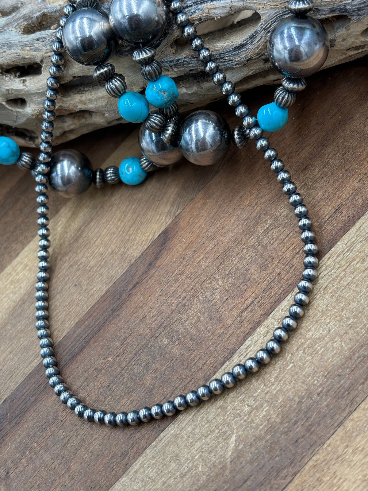 14" 4mm #917-7 Sterling Silver Pearl Necklace
