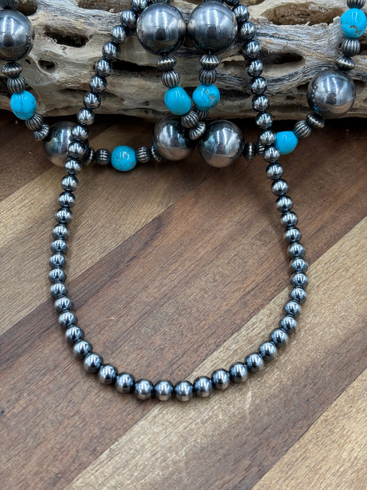 14" 6mm #917-6 Sterling Silver Pearl Necklace