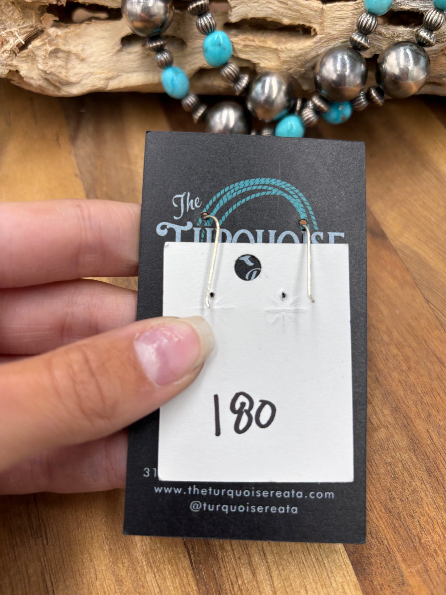 Turquoise #825-4 Buckle Earrings