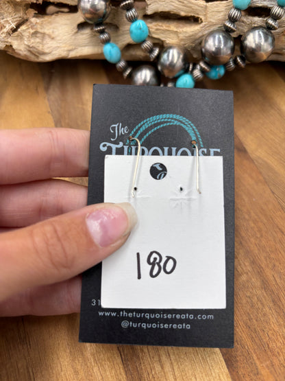 Turquoise #825-4 Buckle Earrings