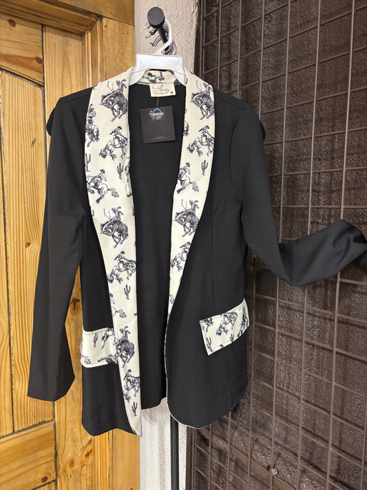 The Outlaw Contrast Blazer