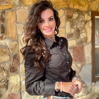 Midnight Maverick Pearl Snap