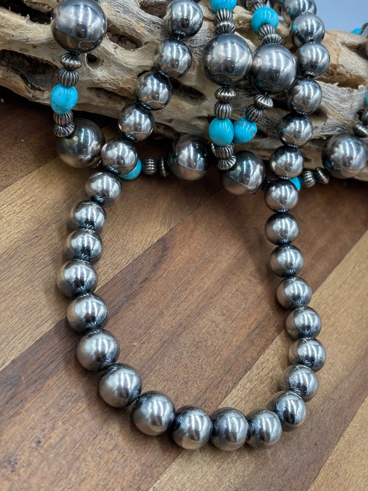 18” 12mm #917-1 Sterling Silver Pearl Necklace