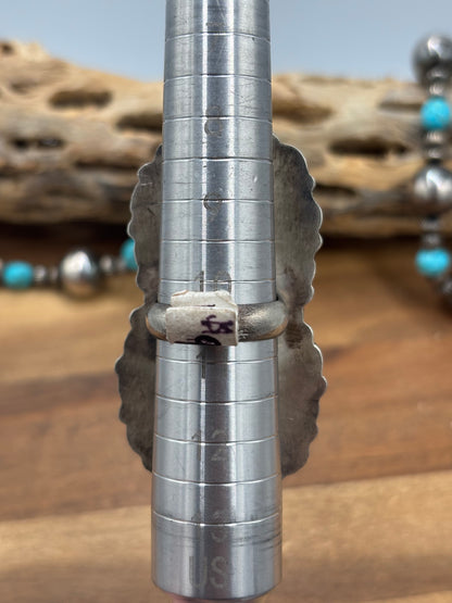 Sonoran #930-1 Turquoise Ring Size 10.5 by Sheila, Navajo
