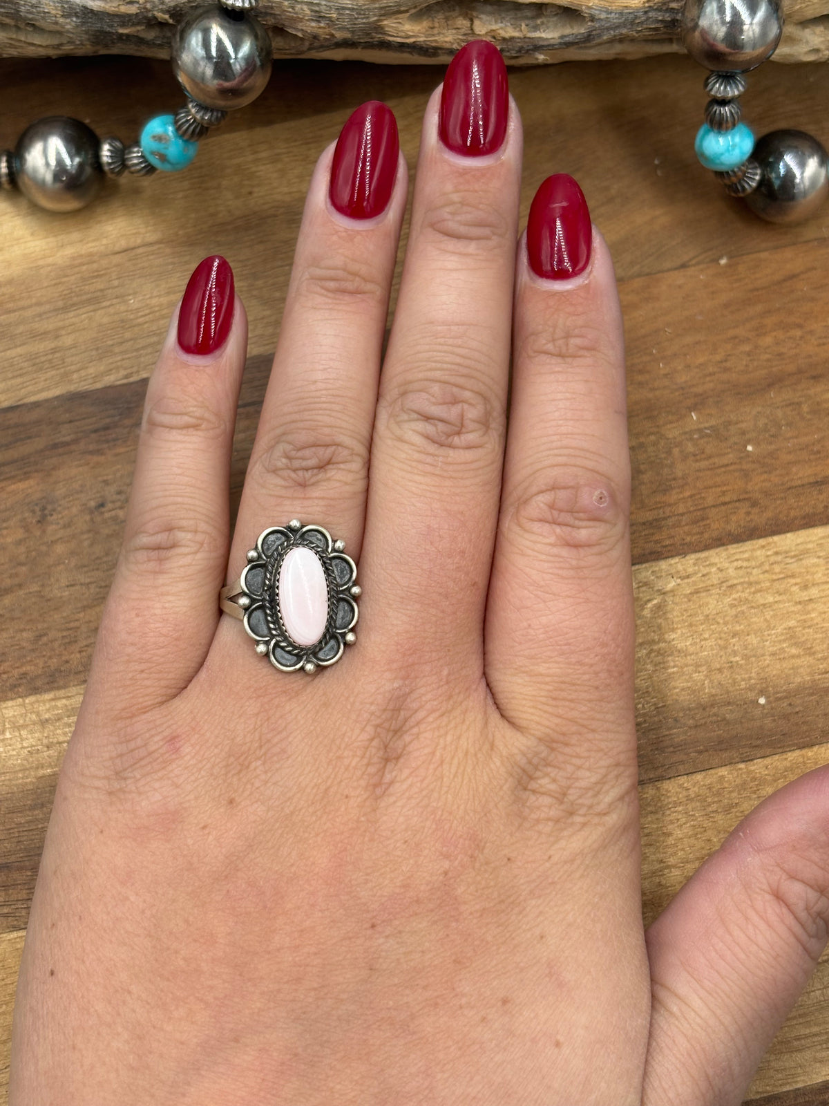 Pink Conch #930-3 Ring Size 9