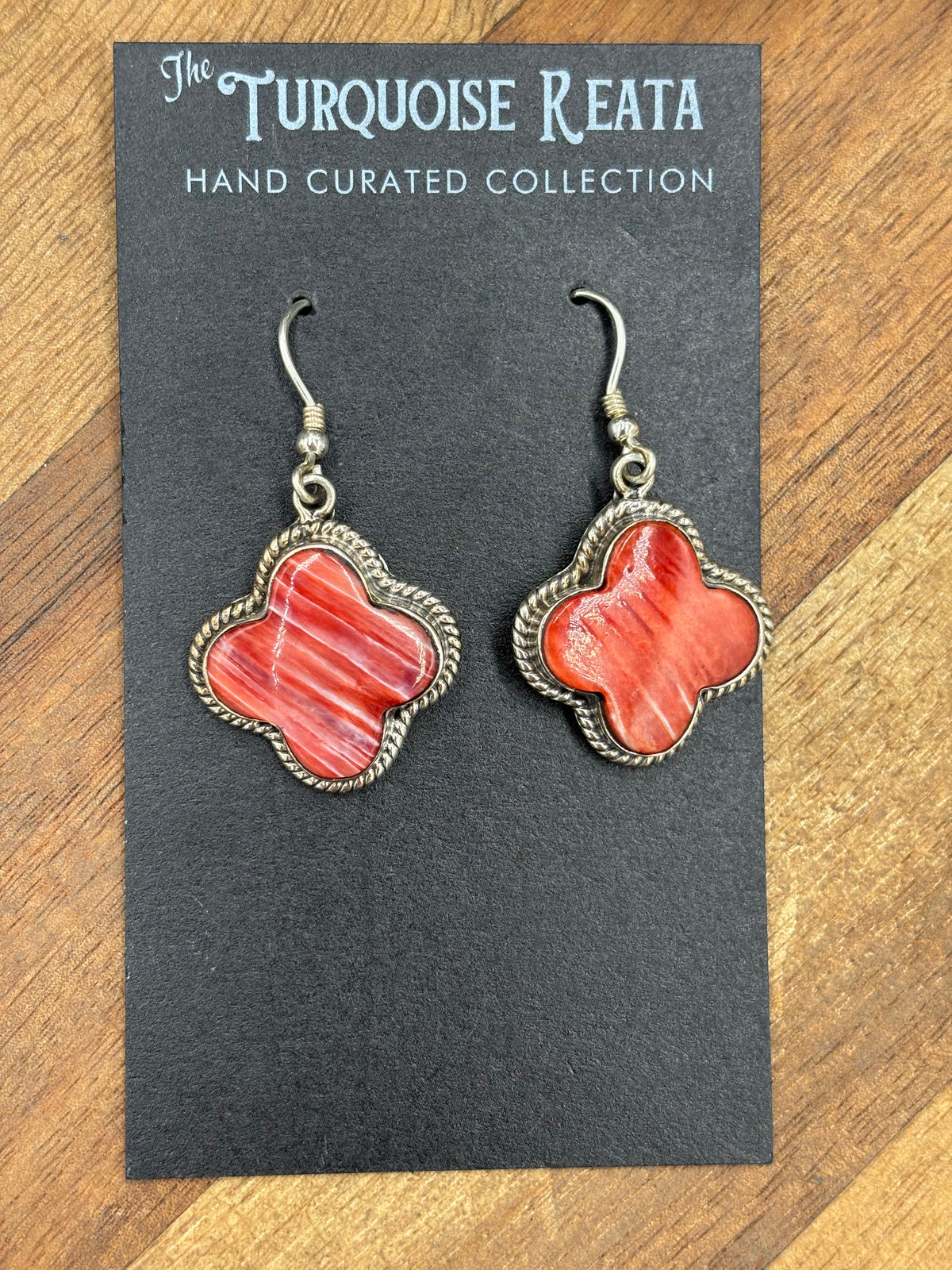 Red Spiny #917-11 Earrings