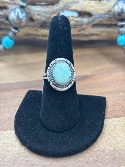 Paloma #930-5 Ring Size 8.25 by Donovan Skeets, Navajo