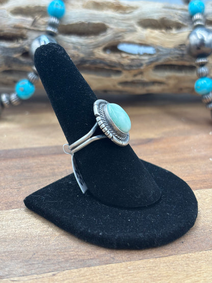 Paloma #930-5 Ring Size 8.25 by Donovan Skeets, Navajo