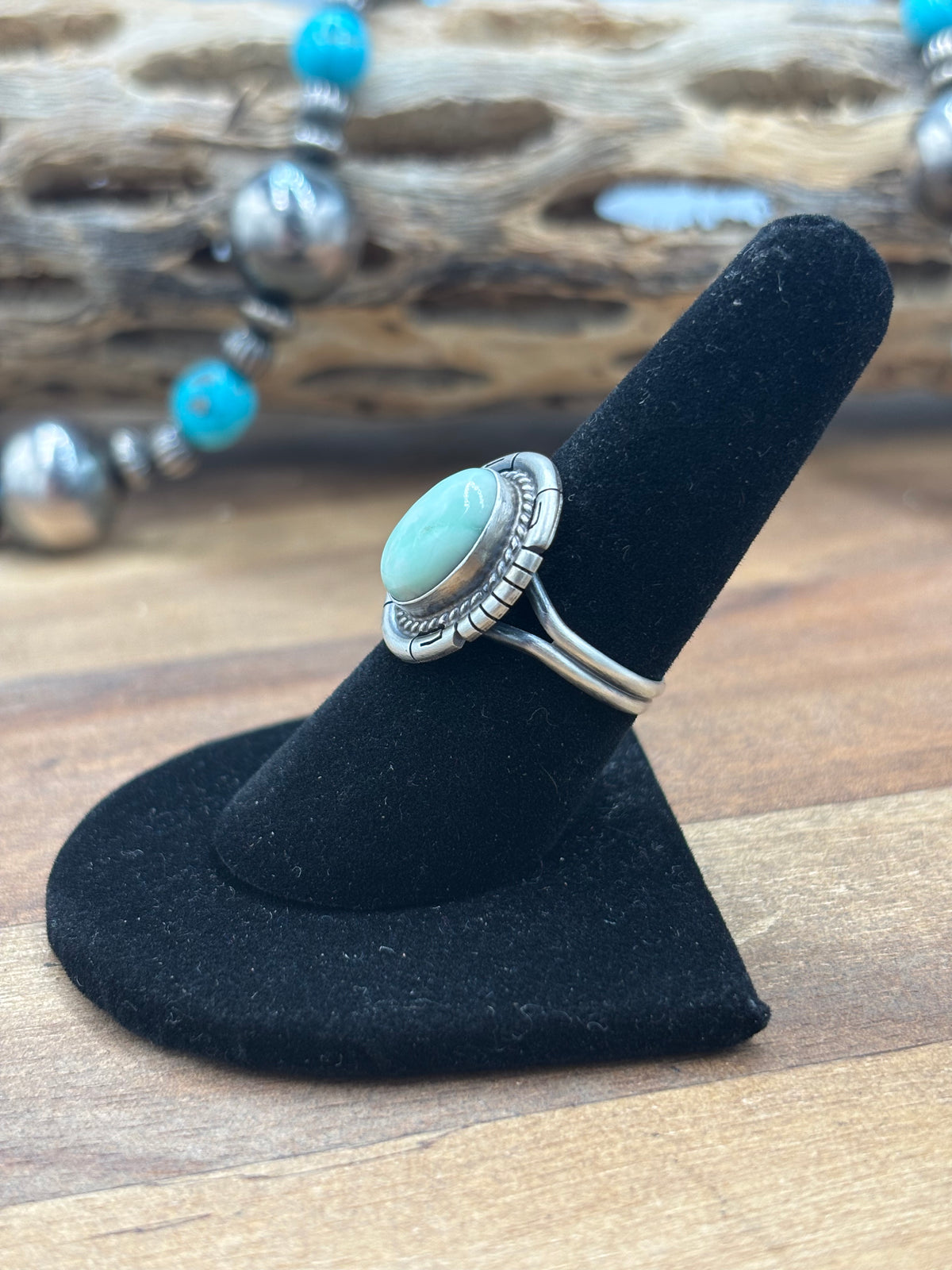 Paloma #930-5 Ring Size 8.25 by Donovan Skeets, Navajo