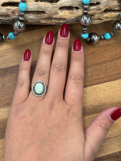 Paloma #930-5 Ring Size 8.25 by Donovan Skeets, Navajo