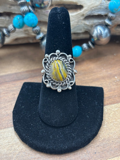 Bumble Bee Jasper #930-8 Ring Size 8