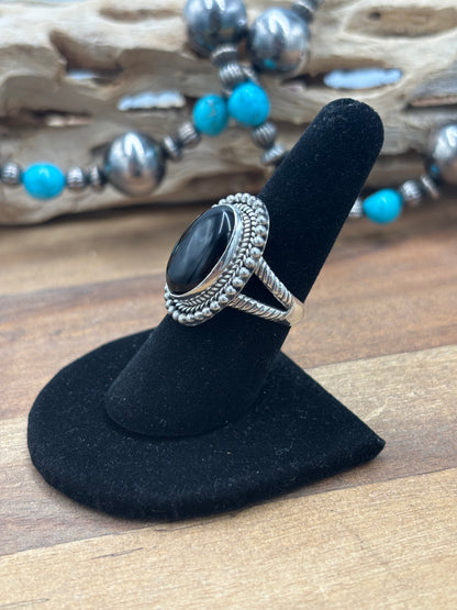 Black Onyx #930-10 Ring Size 8
