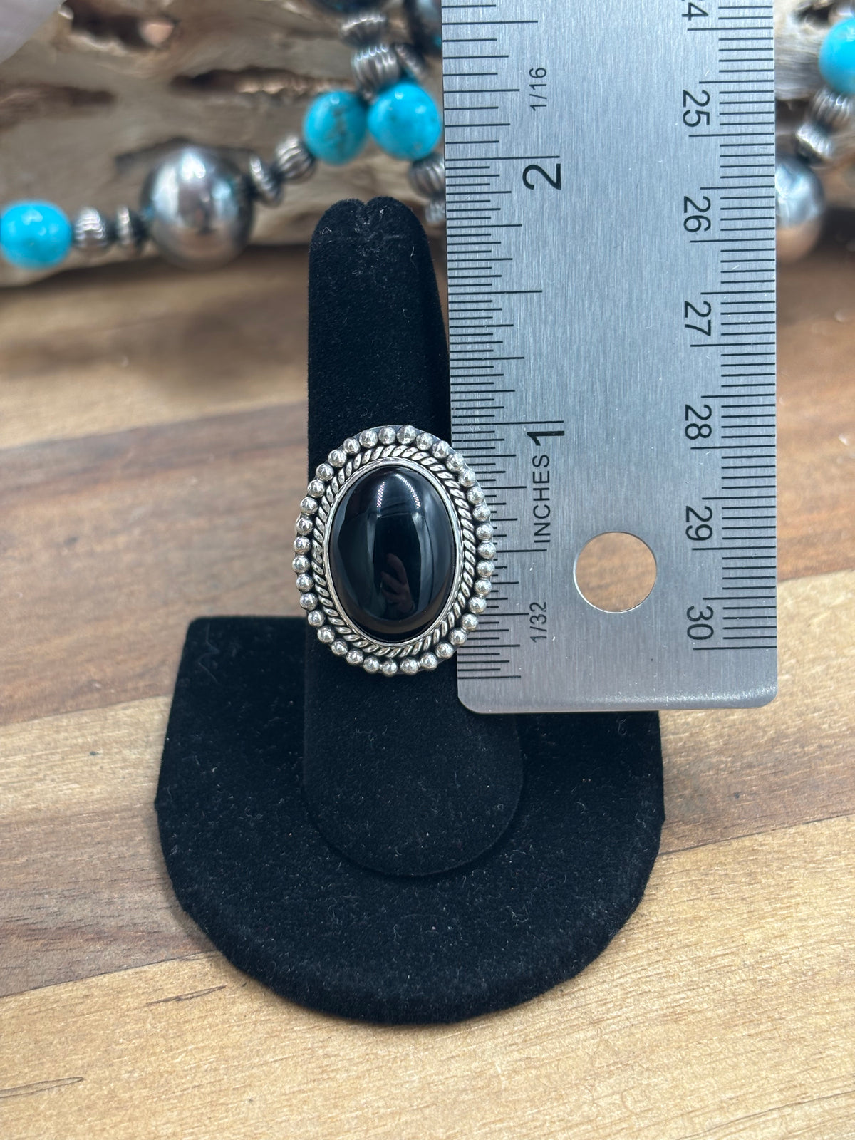 Black Onyx #930-10 Ring Size 8