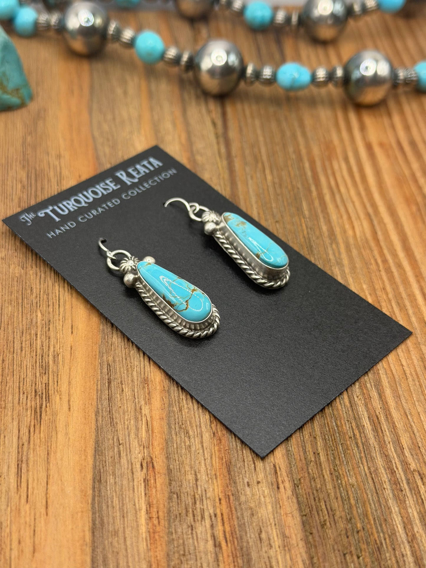 Mine #8 Earrings #722-1 by Irene Kee, Navajo