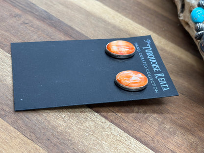 Orange #917-17 Spiny Earrings