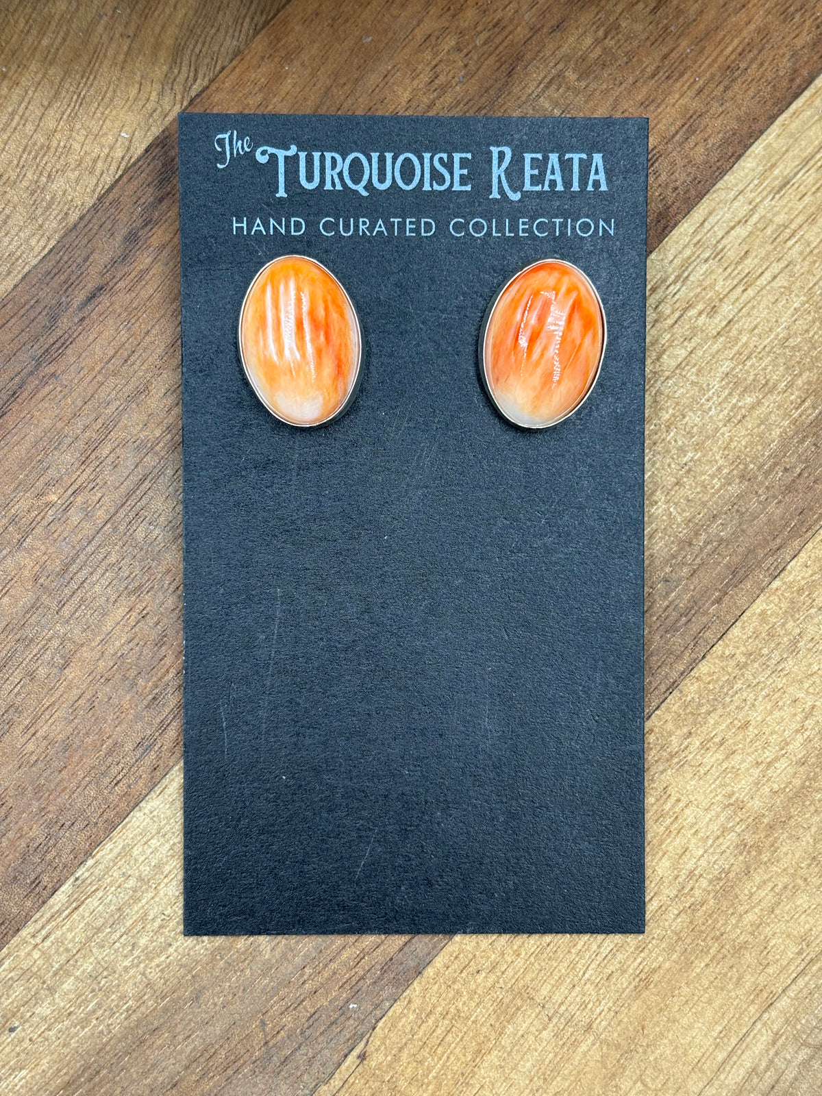 Orange #917-18 Spiny Earrings