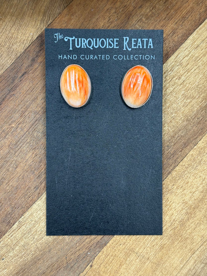 Orange #917-18 Spiny Earrings