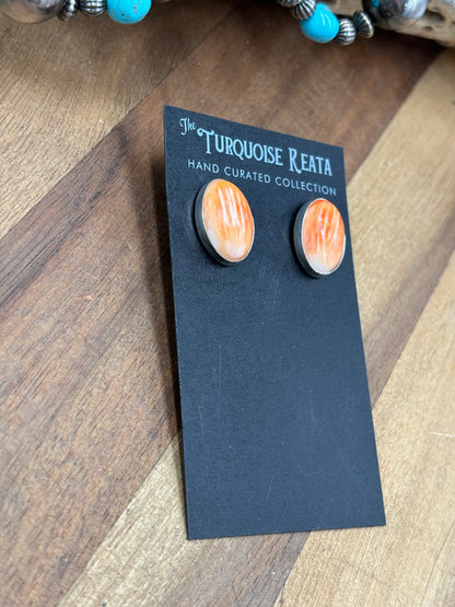 Orange #917-18 Spiny Earrings