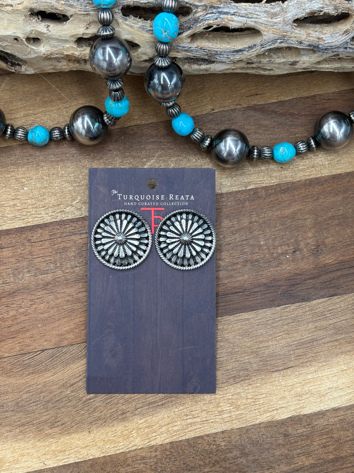 Tom Lewis Squash Blossom Necklace, Cuff, & Earrings Set by Tom Lewis, Navajo