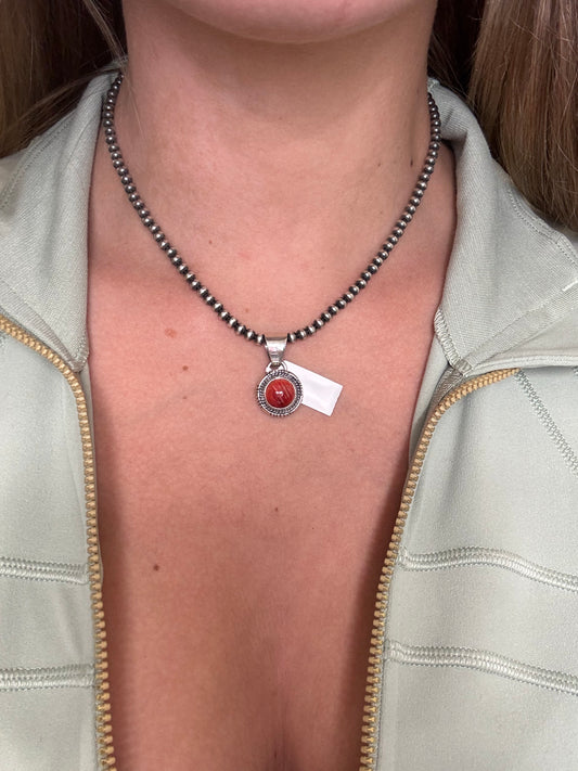 Red Spiny #930-18 Pendant