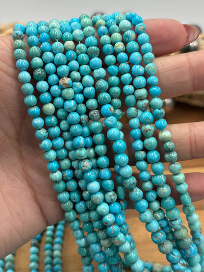 18" White Water #926-13 Turquoise Beaded Necklace