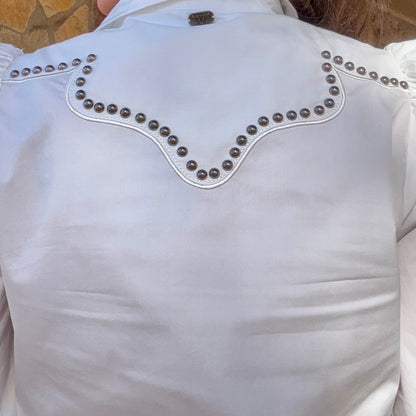 White Lightning Pearl Snap