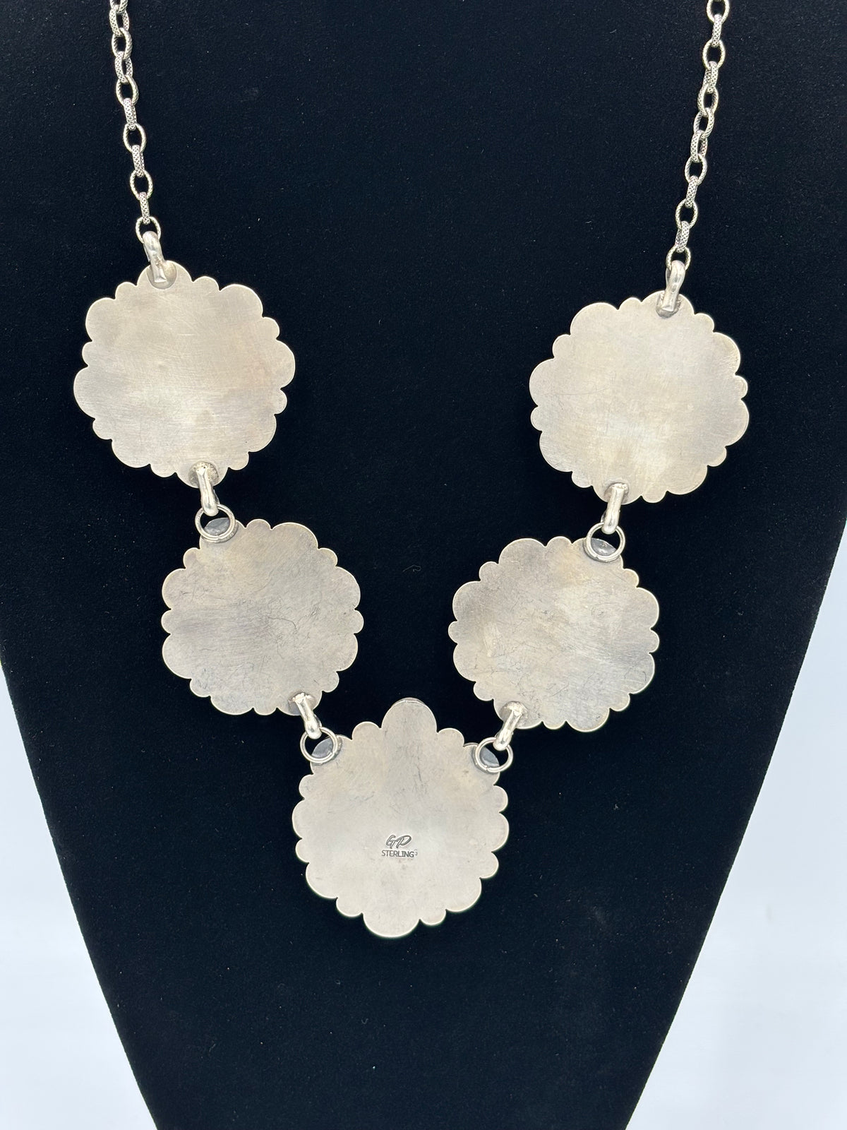 Golden Hills #917-23 Cluster Necklace by Gilbert Platero