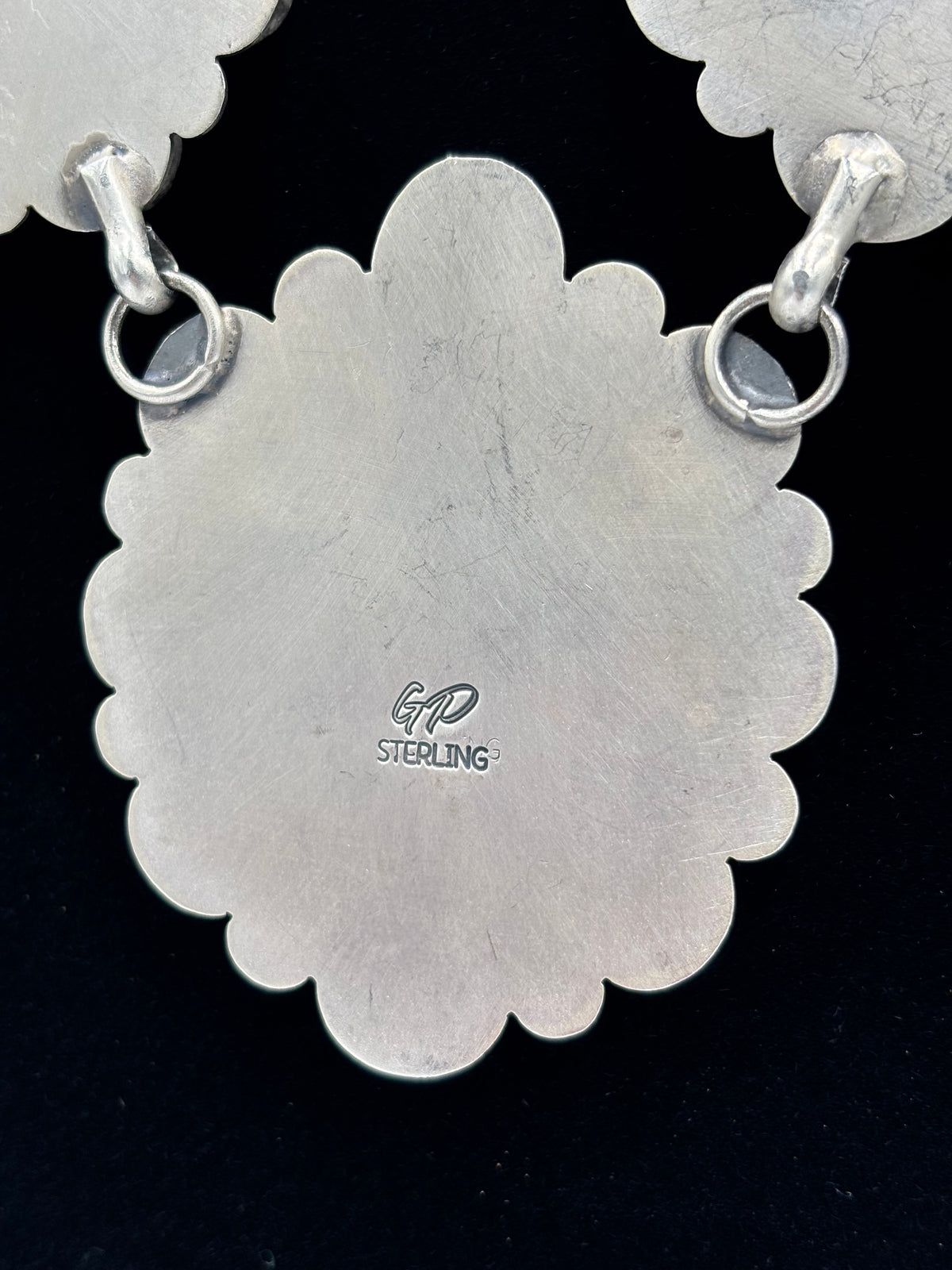 Golden Hills #917-23 Cluster Necklace by Gilbert Platero