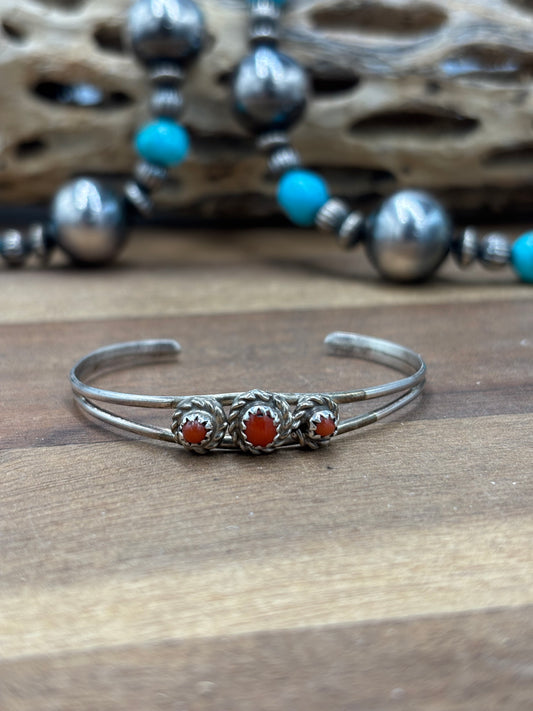 Red Coral #101-1 Child Cuff