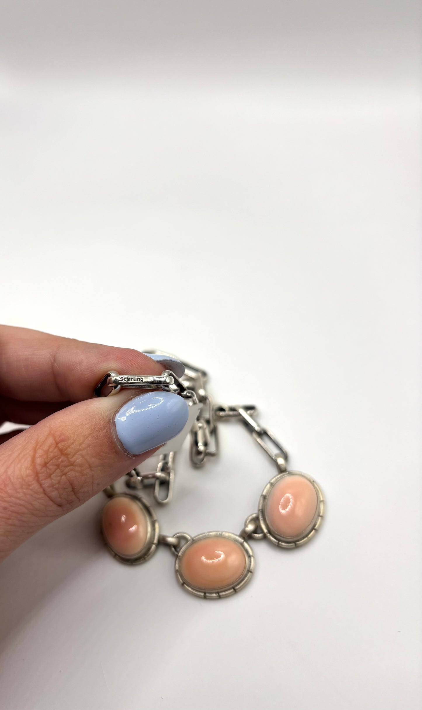 Pink Conch Charm Necklace